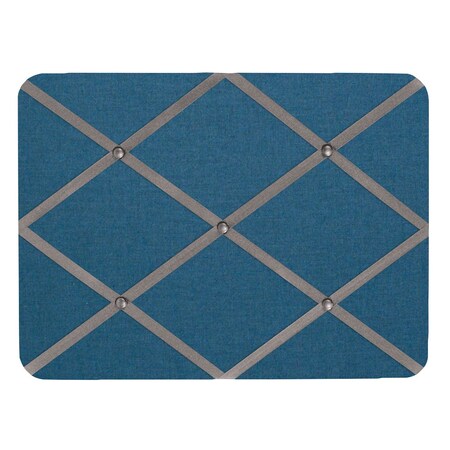 United Visual Products Slim Enclosed Corkboard, 36"x48", White Alum Frame/Medium Grey UVEB3648-WHITE-MEDGRY